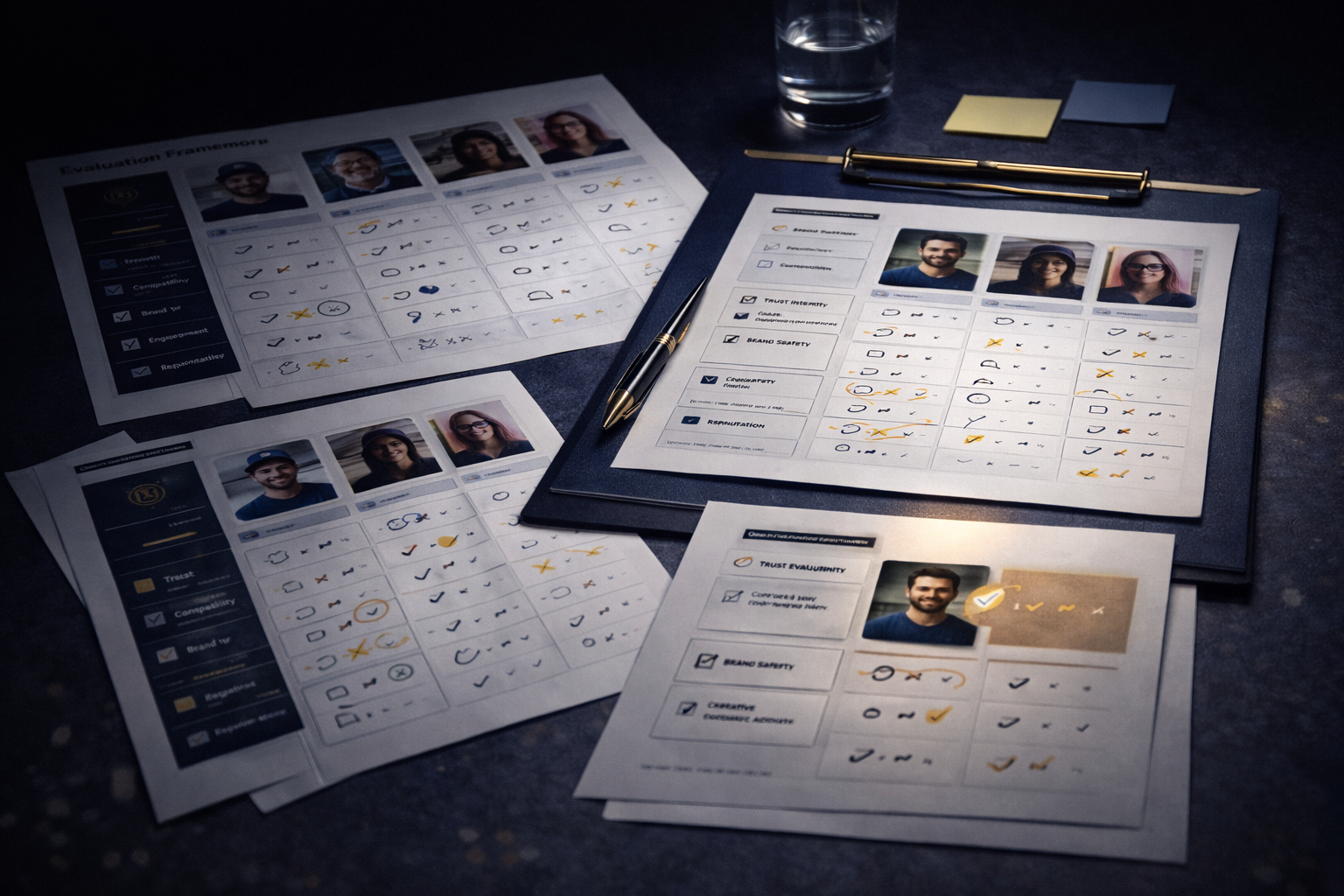 Creator evaluation in progress